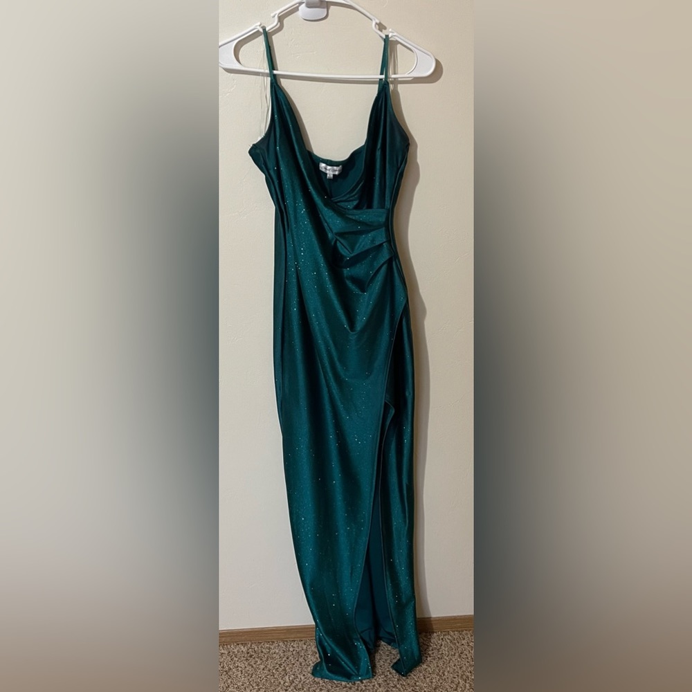 Emerald Green Holiday Dress- worn once!
